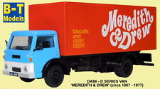 B-T Models DA66 Ford 'D' Box Van Meredith & Drew 1/76 Scale/OO Gauge - T48 Post