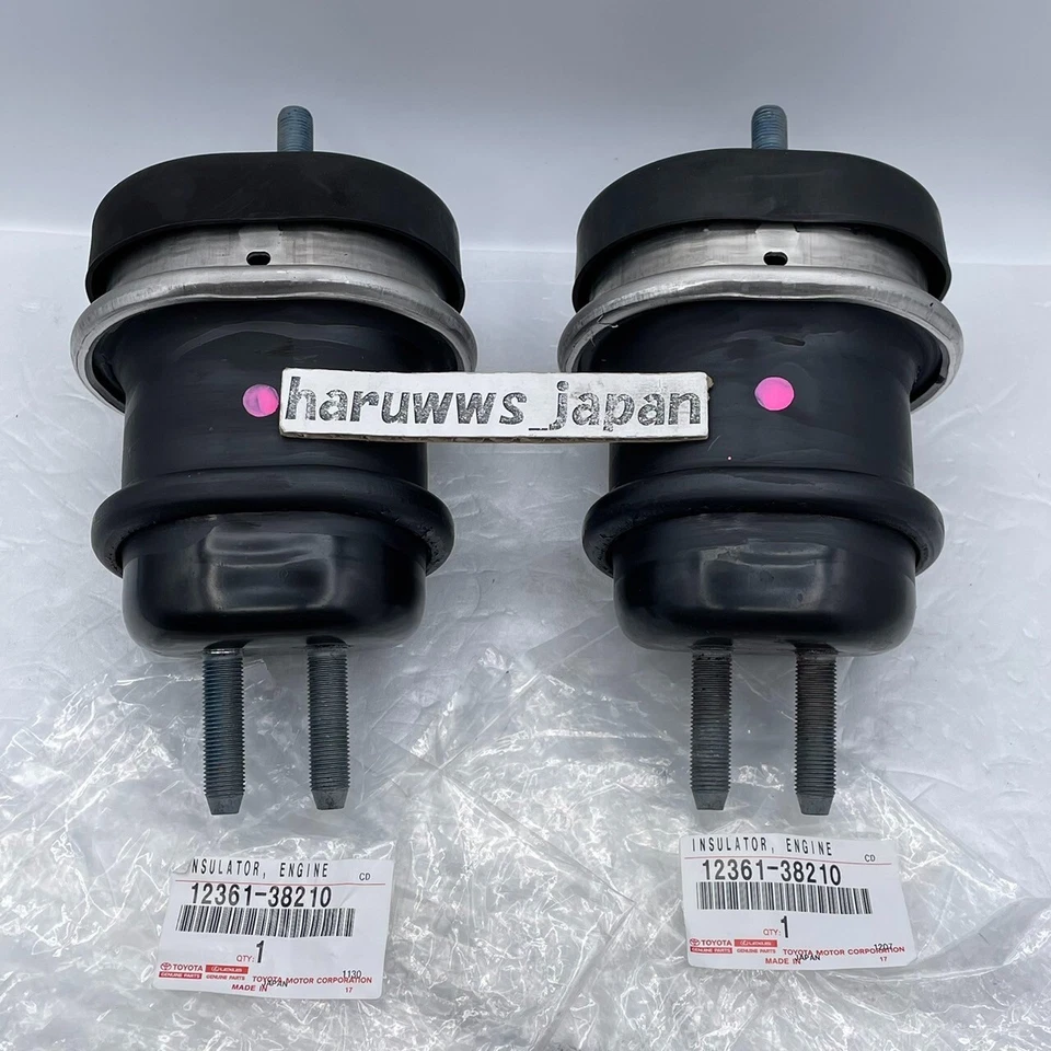 Juego de 2 aislantes delanteros originales Lexus LS460 LS600h montaje motor 12361-38210 Foto 1 de 4