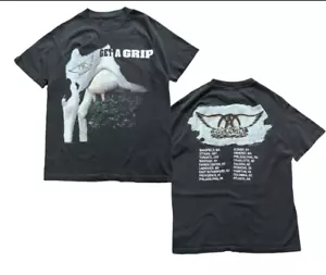 Camiseta Aerosmith Get A Grip Tour Rock Band Años 90 Negra Regalo Fans - Imagen 1 de 5