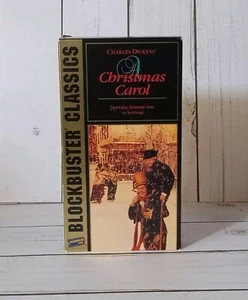 A Christmas Carol VHS Tape - 1951 Christmas Classic Alastair Sim SHIPS FREE - Picture 1 of 11