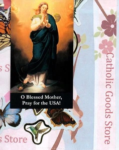 Our Lady of Immaculate Conception (2" x 3 1/2") Heavy Paperstock Holy Card - Picture 1 of 2