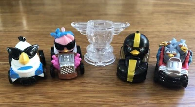 Lote de carro Angry Birds Go Telepods Kart Racer Matilda Stella Bomb The Blues Base - Imagem 1 de 4