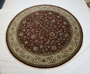 8'3" x 8'3" ft. Hand Knotted Round Rug, Authentic Rug, Tribal Rugs, Area Rug 8x8 - Picture 1 of 7
