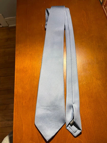 Drakes london Sky Blue Solid 100% Necktie - Image 1 of 3