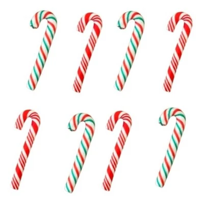 Bastón de caramelo adornos artesanales para fiestas, manualidades hágalo usted mismo, botones de Shelly de vacaciones Foto 1 de 2