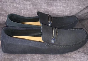 Mocassino slip on Cerruti Roma su misura 40° anniversario scamosciato scarpe uomo 46 US 12 - Foto 1 di 4