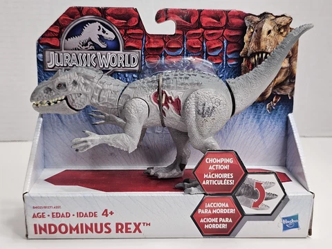 Jurassic World Indominus Rex 2015 Hasbro Basher And Biter Cover