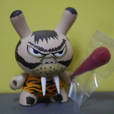 Kidrobot 3"Dunny 2013 Evolved Series Frank Kozik Caveman Stage 2 Vinyl Figure - Image 1 of 3
