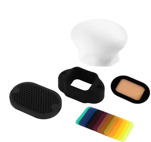Universal Professional Speedlight Flash Bot & Modifier Diffuser Photography Kit - Picture 1 of 3