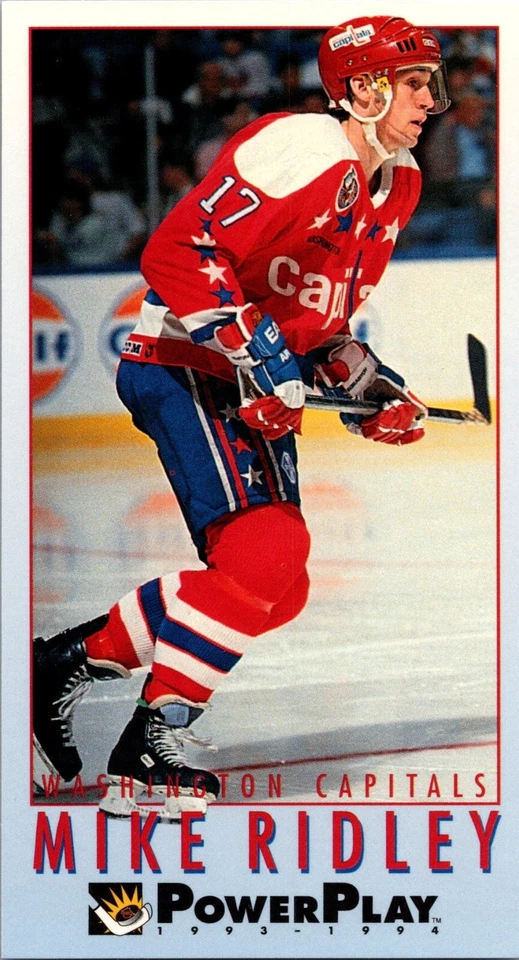 1993-94 Fleer Power Play Tall Boy - #266 Mike Ridley - Image 1 of 2