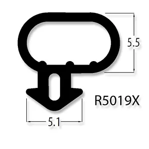 BLACK BUBBLE UPVC WINDOW DOOR RUBBER GASKET SEAL R5019X - Picture 1 of 1