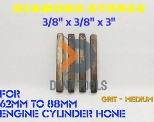 ENGINE CYLINDER HONE HALL TOLEDO TYPE 62MM TO 88MM HONE DIAMOND STONES MEDIUM - Picture 1 of 3