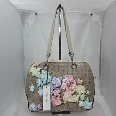Cartera/Tote Calvin Klein Lucy Triple Compartimento Pastel Floral Flores RN54163 Foto 1 de 4