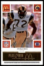 1986 McDonald's All-Star Team Full Game Pieces Unscratched Black Kent Hill Los