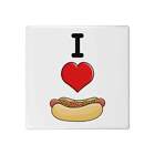 'I Love Hotdogs' 108mm Square Ceramic Tile (TD00014293)
