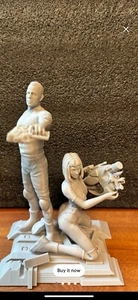 Fifth Element 3D Printed Figures, Korbin & Leeloo Dallas - Picture 1 of 3