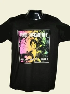 Paul McCartney July 31, 2015 Concert Tour T-Shirt lollapalooza new old stock - Picture 1 of 2