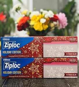 Ziploc Holiday Storage Gallon Bags - 19ct ( 2 PACK) - Picture 1 of 7