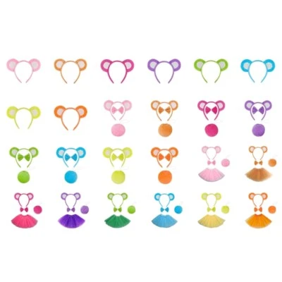 Lovely Bear Ears Headband for Teens Soft Hairband Cartoon Bows Tie Decoration - Image 1 of 4