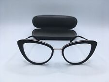 Tom Ford FT5580-B Women's Shiny Black Frame BlueBlock Lens CatEye Eyeglasses53MM