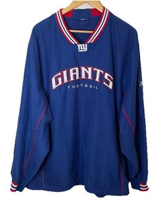 Vtg 90s Reebok NFL New York Giants Pullover Windbreaker 2XL / 3XL (54” Chest) - Picture 1 of 14