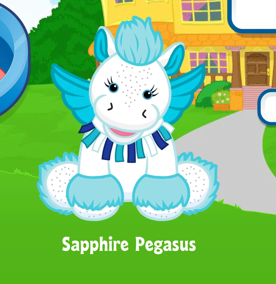 Webkinz Sapphire Pegasus Virtual PET Adoption Code Only Messaged Webkinz Pegasus - Image 1 of 1