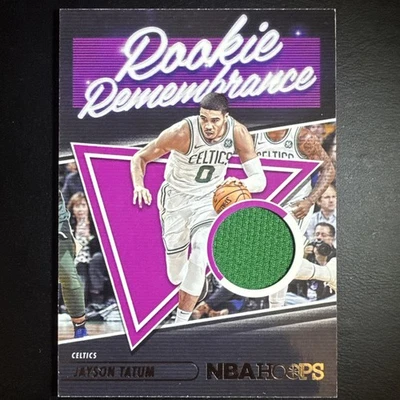 2021-22 NBA Hoops Jayson Tatum Rookie Remembrance Jersey #RR-JAY Celtics - Image 1 of 4