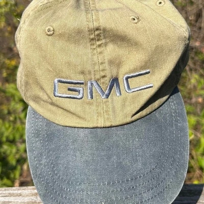 Tapa ajustable vintage GMC azul gris y dorado      Foto 1 de 4