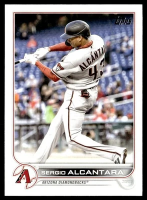 2022 Topps Update Sergio Alcantara San Diego Padres #318 - Image 1 of 2