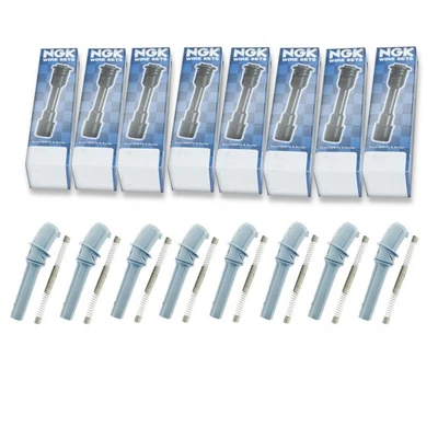 Bota de bobina de encendido NGK de 8 piezas para Ford E-350 Econoline Club Wagon tj 1997-2002 Foto 1 de 4