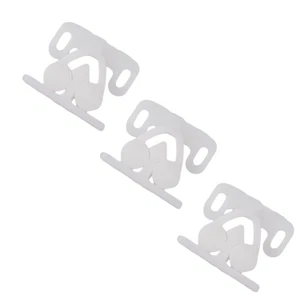 3sets Marine Boat Ball Catch Door Cupboard Spring Roller Latch ABS Plastic White - Picture 1 of 24