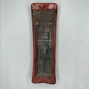 Snap On Tools STX30 USA 3 Piece Torx Screwdriver Set T20 T25 T27 w/Pouch - Picture 1 of 12