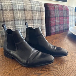 Hugo Boss Black Chelsea Boots - Sakai - Size 8 - Pre owned - Picture 1 of 23