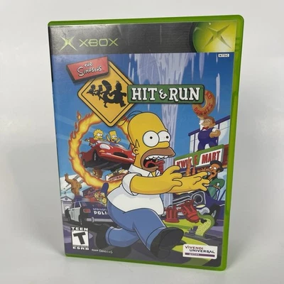 Simpsons Hit & Run (2003) SONY PlayStation 2 RARE Complete PS2 Black Label CiB - Image 1 of 4