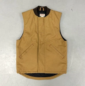 Men’s Red Kap Workwear Vest Gilet Tan Insulated Vest Size SM - Picture 1 of 7
