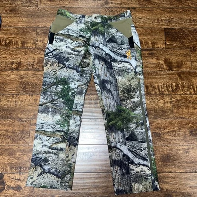 Browning Hells Canyon Men's 36 Softshell Hunting Cargo Pants Mossy Oak Camo - Image 1 of 4