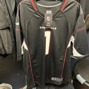 Arizona Cardinals KYLER MURRAY Black Nike Field Authentic Jersey Large New Tags - Picture 1 of 8