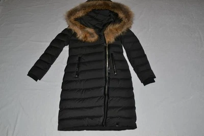 AUTÉNTICO ABRIGO ACOLCHADO LARGO MELÓDICO RUDSAK MUJER PIEL NEGRO TODAS LAS TALLAS NUEVO Foto 1 de 4