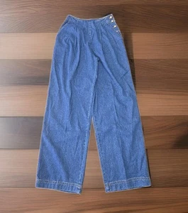 Lizwear Vintage 90's NWT Wide-leg Jeans Womans Size 10 High Rise Pleated E2 - Picture 1 of 7