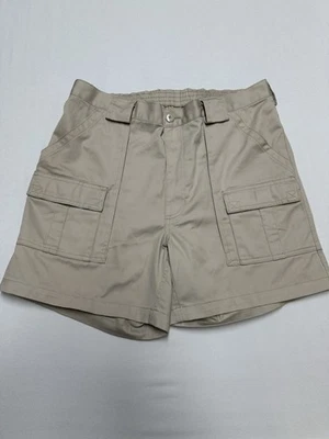 Pantalones Cortos Hombre Weekender Trader Cargo 38 Beige Cómodos Espalda-Elásticos 6 Bolsillos Foto 1 de 4