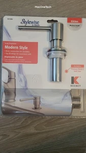 KEENEY K613BN Modern Kitchen Soap and Lotion Dispenser, BRUSHED NICKEL - Picture 1 of 5