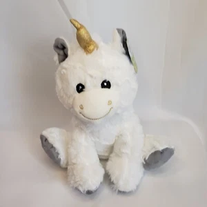 Peluche Spark Create Imagine White Unicornio Sonajero 10" - Imagen 1 de 5