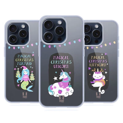 FUNDA HEAD CASE DESIGNS MÁGICA NAVIDAD GEL SUAVE PARA TELÉFONOS APPLE iPHONE Foto 1 de 4