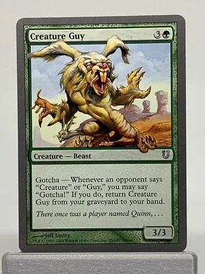 MTG Creature Guy - LP Unhinged 93/140 - Magic: The Gathering (A) - Image 1 of 2