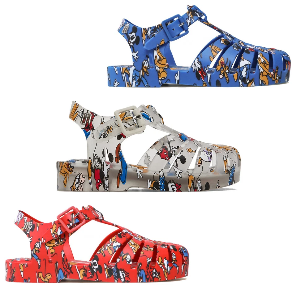Mini Sandalias Melissa para Niños Posesiones Mickey y Amigos Pequeños Niños Jaleas Nuevas Foto 1 de 1