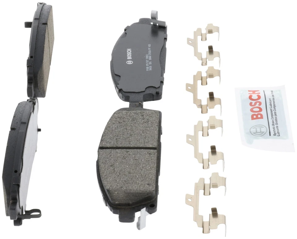 Pastilhas de freio dianteiras 2004 2005 cerâmica Acura MDX Bosch QuietCast 2003-2006 - Imagem 1 de 4