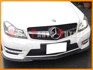 Carbon Fiber GH Style Front Lip For 12-14 M-BENZ W204 C204 C250 C300 C350 2D/4Dr - Picture 1 of 2