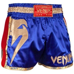 Venum Giant Muay Thai Kickboxing Shorts - Navy/Gold (Size L) - Picture 1 of 5