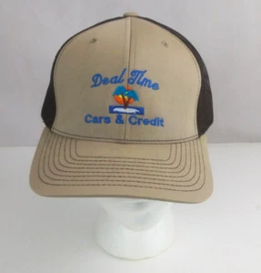Deal Time Cars & Credit Unisex Embroidered Snapback Baseball Cap - Picture 1 of 7