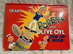 Popeye and Olive Oyl Pop-Up Book - Dean and Son 1963 - King Features - Scarce - Imagen 1 de 10